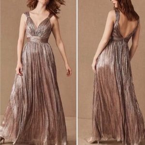 Catherine Deane x BHLDN Nya 14 | L Pink Rainbow Metallic Stripe MOB \ MOG Formal